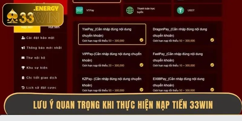luu-y-quan-trong-khi-thuc-hien-nap-tien-33win